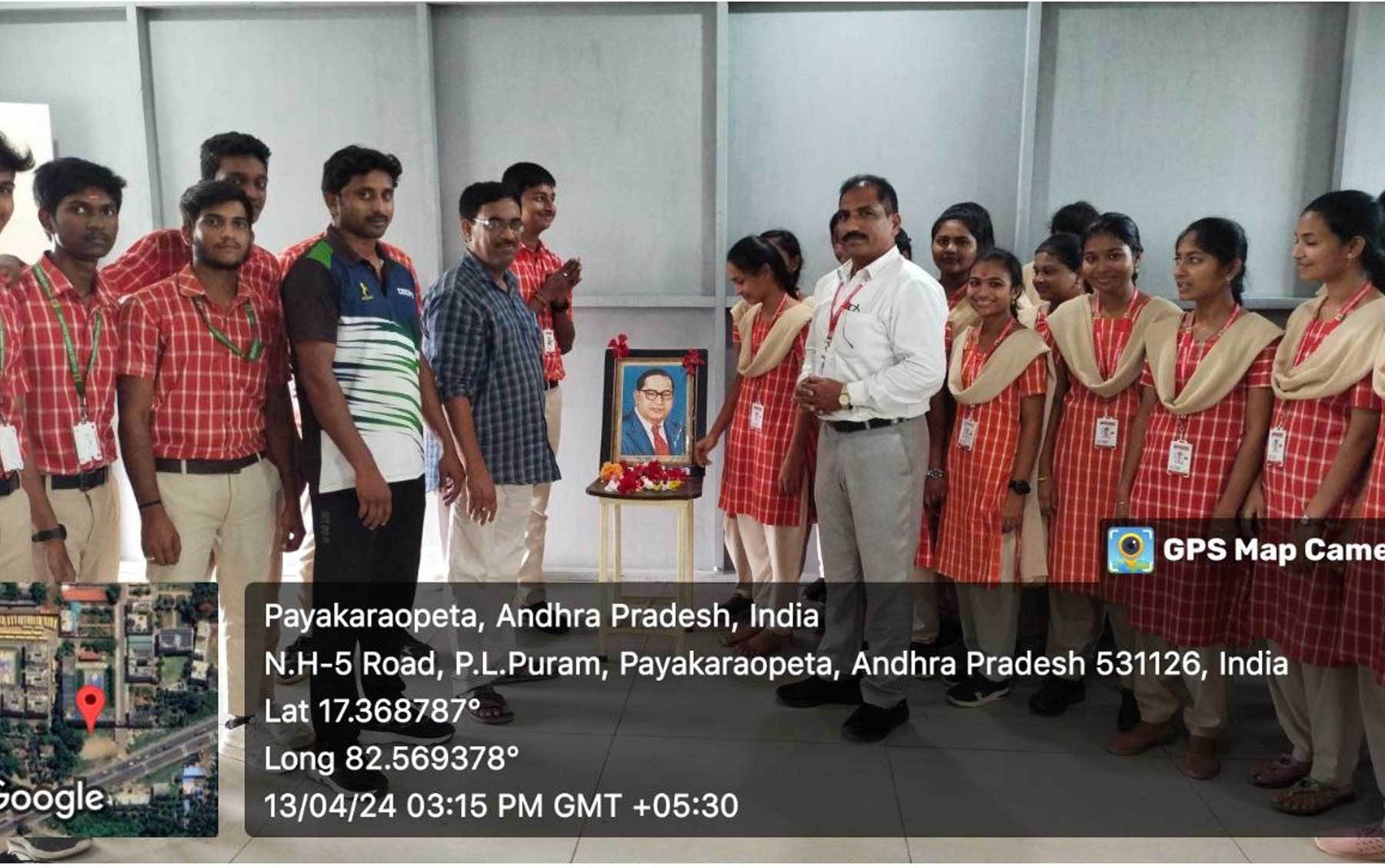 Dr. B.R. AMBEDKAR JAYANTHI EVE CELEBRATIONS AT SPACES DEGREE COLLEGE – 13.04.2024