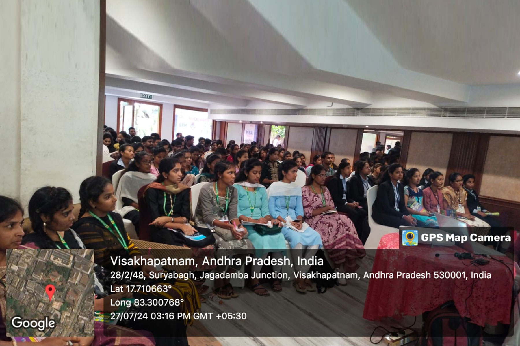 SPACES Degree College BBA students attended a student development program conducted by IBS-ICFAI Business School Visakhapatnam on 27th of July 2024.
