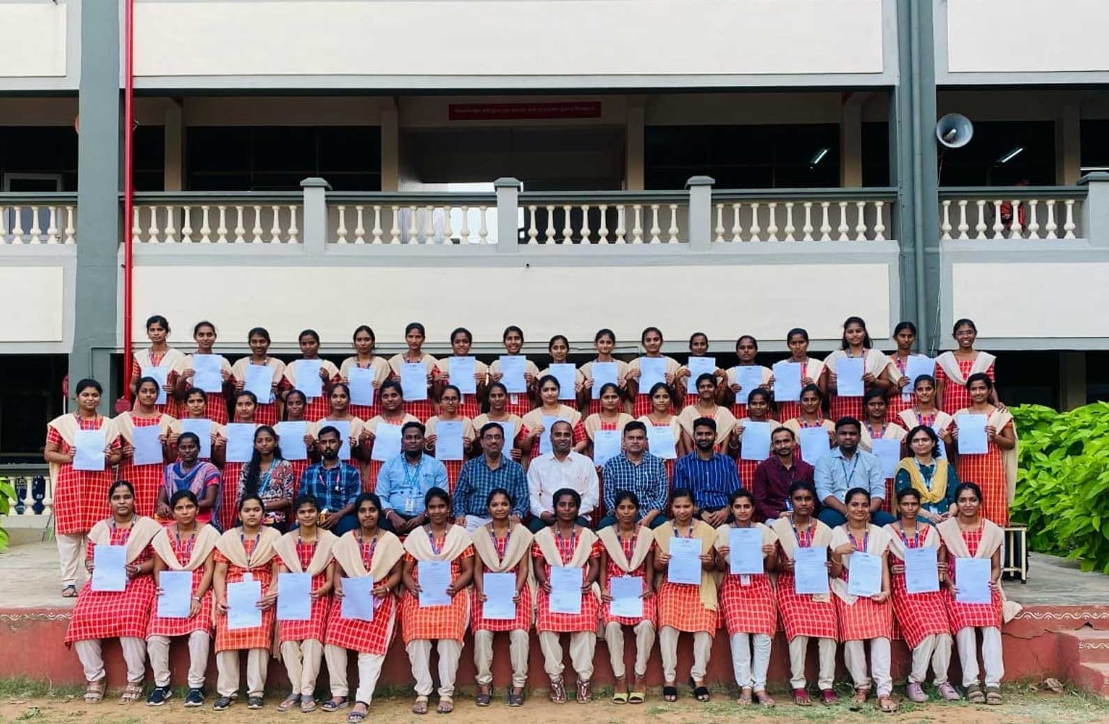 An on-campus placement drive  in collaboration with Datapro Technologies