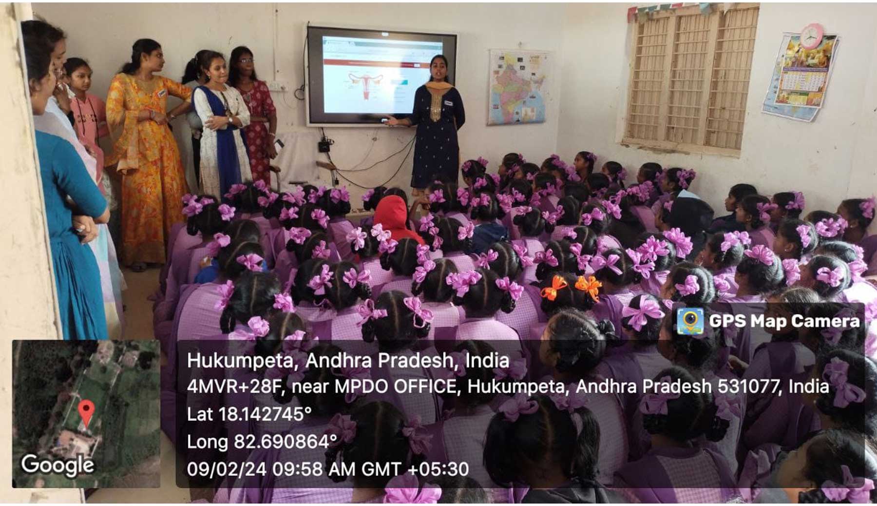 MENSTRUAL HYGIENE AND PADS DISTRIBUTION (09.02.2024)