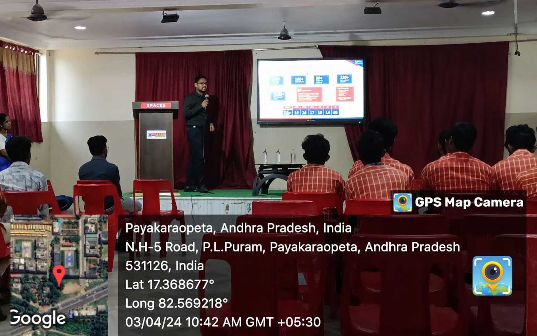 ON - CAMPUS PLACEMENT DRIVE CONDUCTED BY MSN LABORATORIES ON 03.04.2024