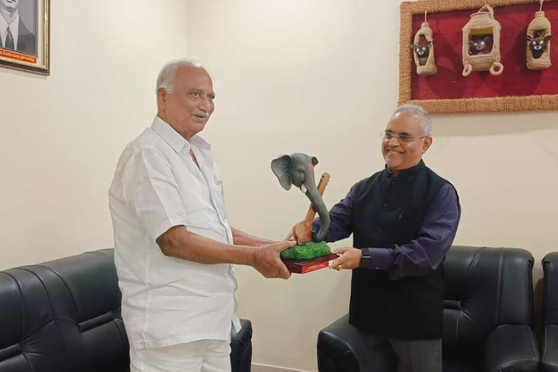 NAAC MOCK VISIT BY Dr. B.V.BABU - 07.12.2023