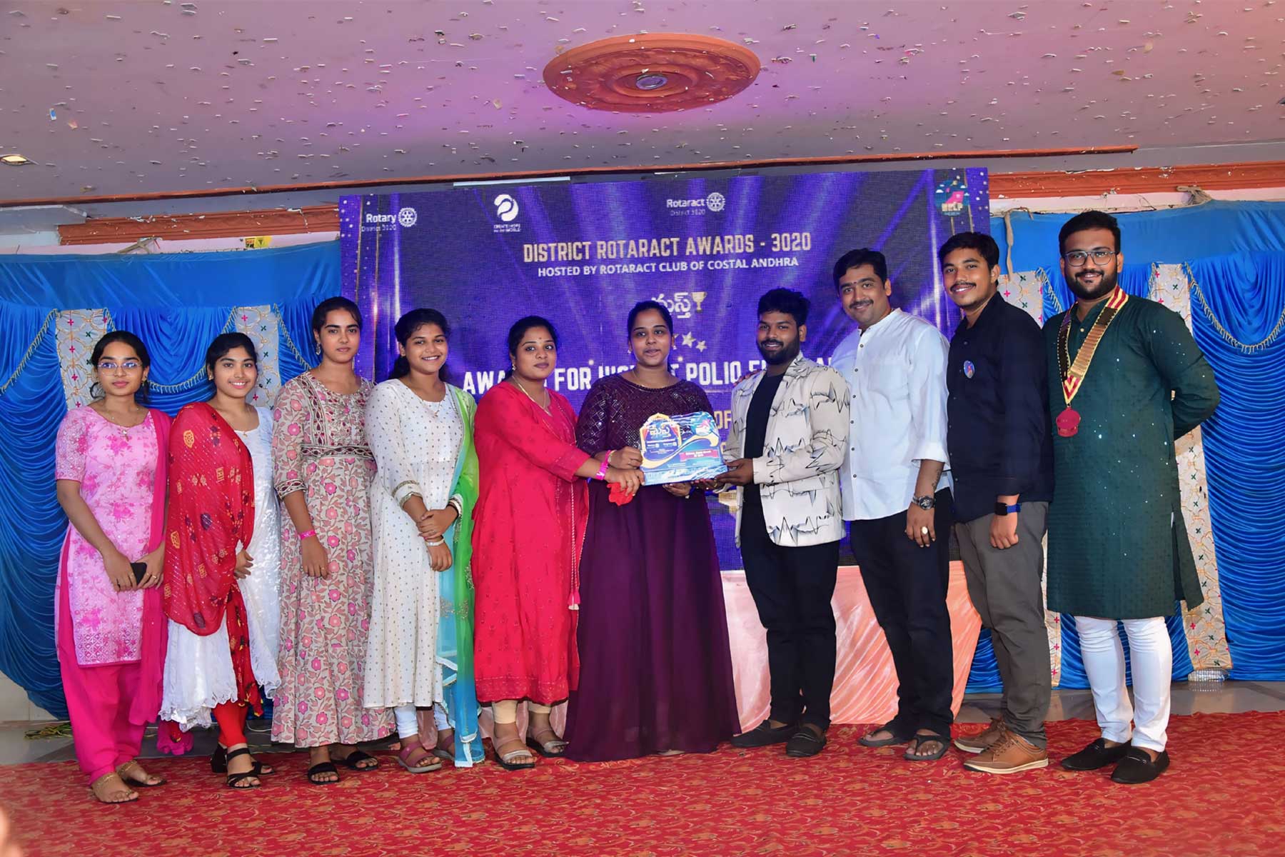 Highest Polio Fund Collection by SPACES students