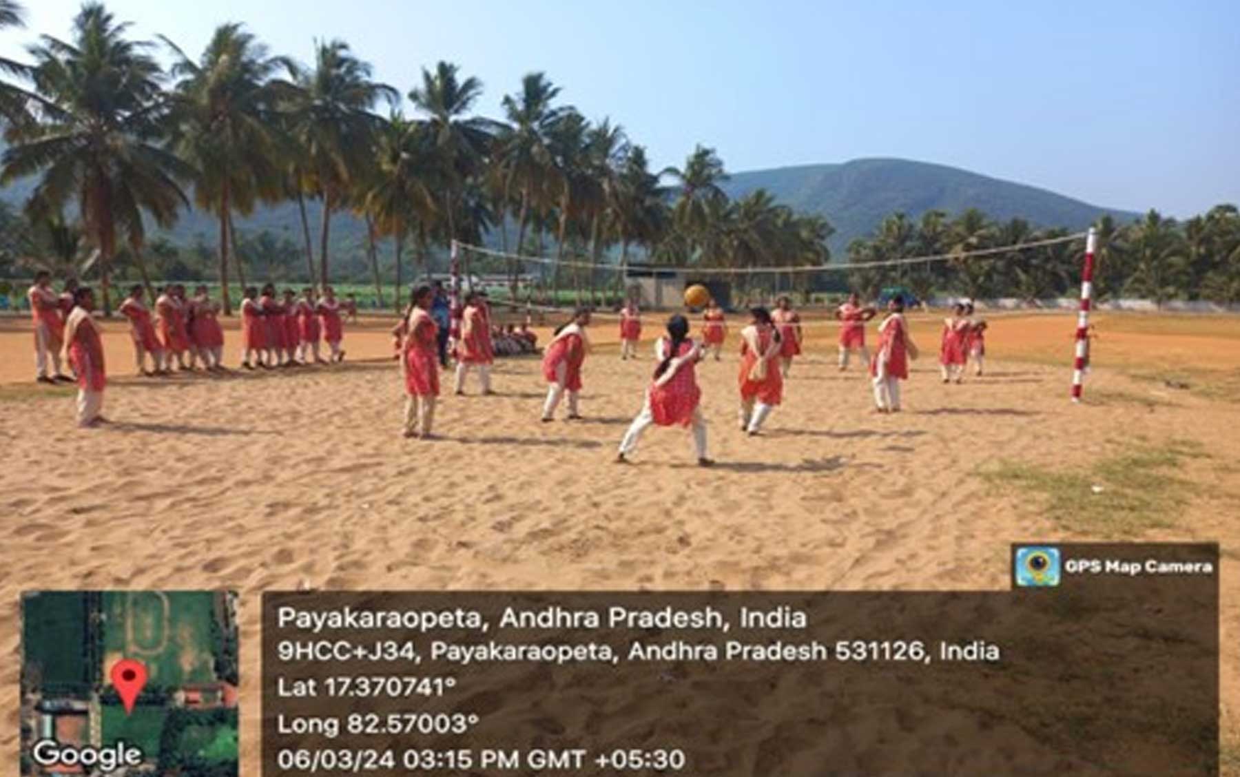 SPORTS CONDUCTED TO GIRL STUDENTS ON THE  EVE OF WOMEN'S DAY 2024