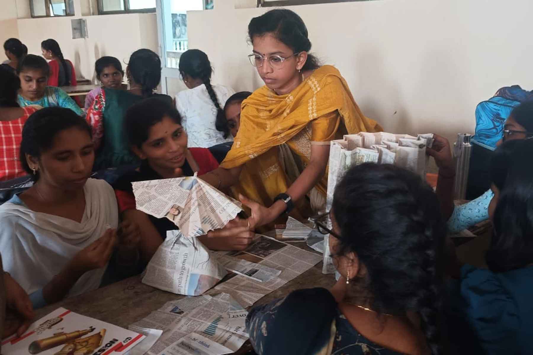 Tower Building Activity for Freshers @SPACES