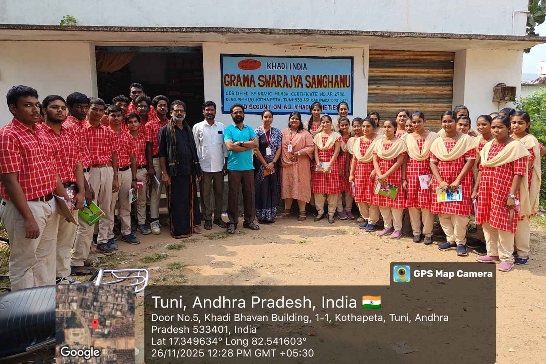 Visit to KVIC – Grama Swarajya Sangh, Tuni – A Practical Insight into Management Concepts