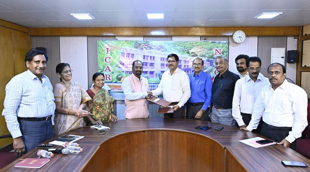 MoU with ICAR-NIRCA, Rajahmundry