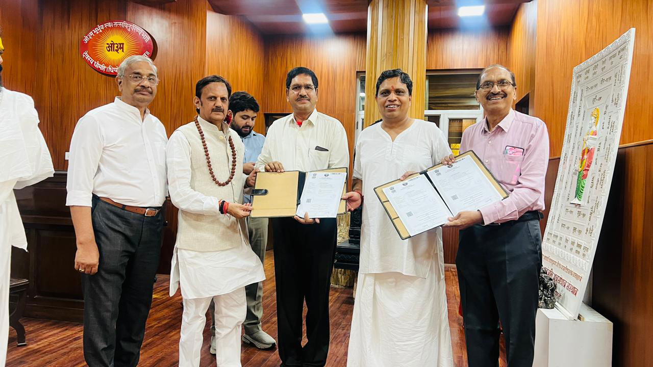 MoUs with Patanjali Ayurved University and Patanjali Research Foundation